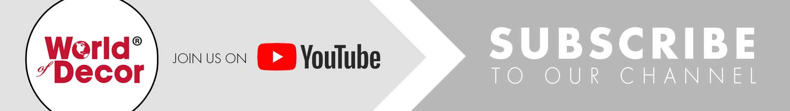 World of Decor YouTube Subscription Banner